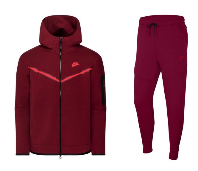 Nike Tech Fleece Set Dark Red Set (Old Season) | lupon.gov.ph